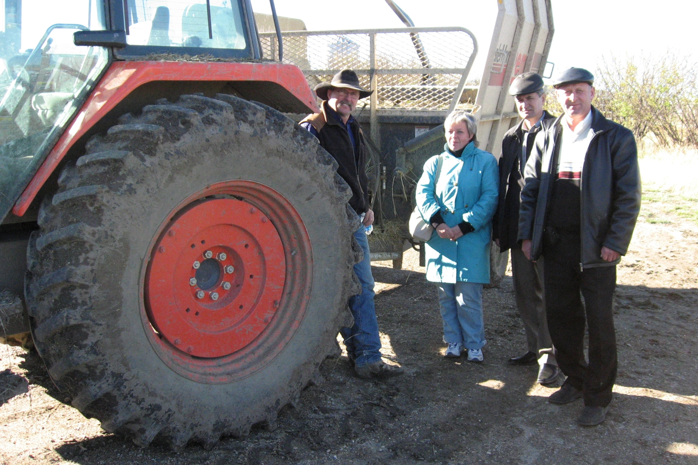 Russian cattle selectors at Cattle Creek Ranch
                                          