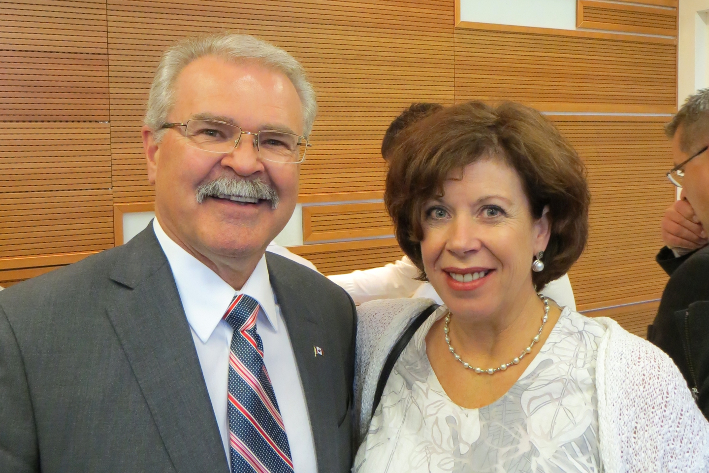 Photo with Canadian Agriculture Minister Gerry Ritz, Kazakhstan Trade Mission, 2010